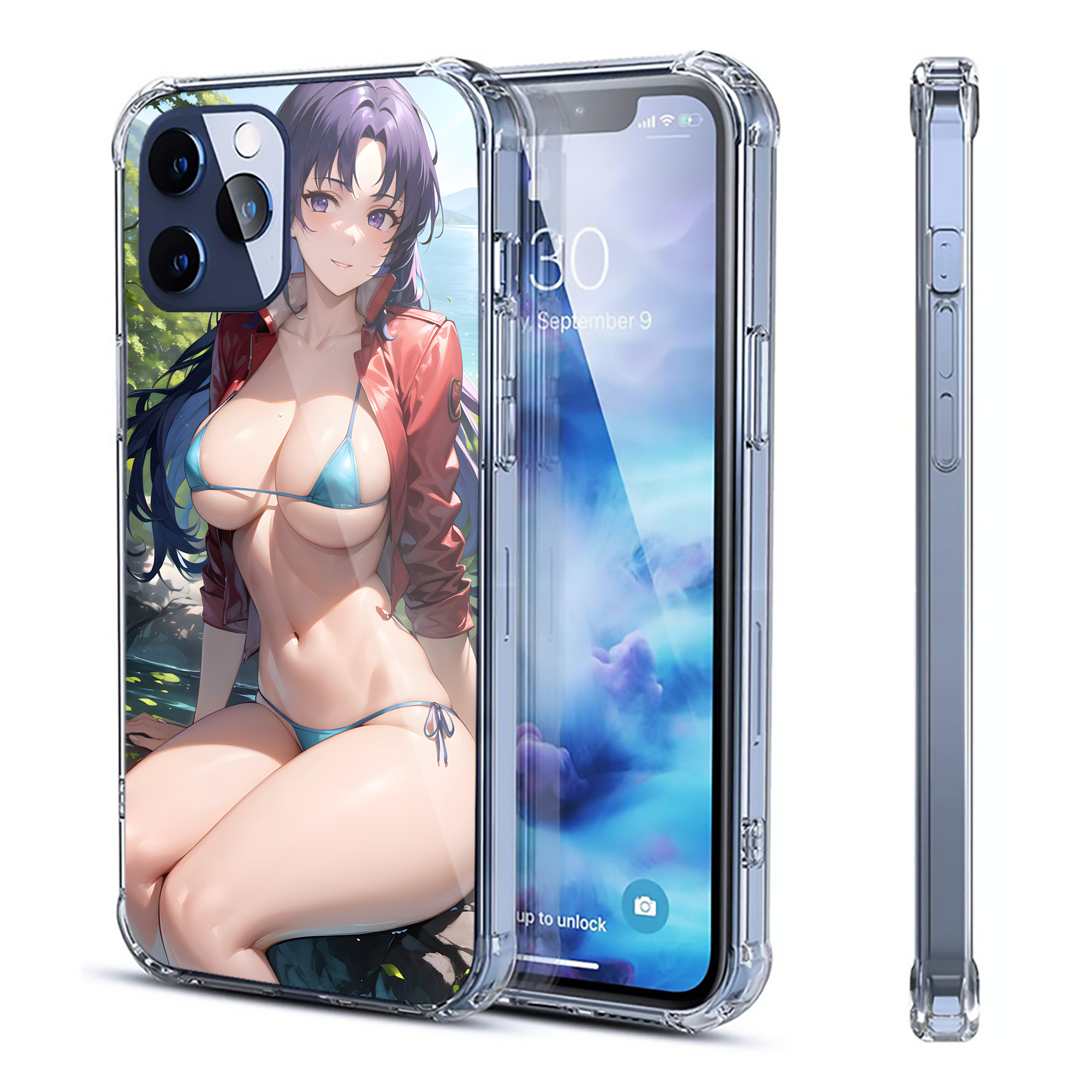 （画像用） EVA 新世紀エヴァンゲリオン 【iPhone 12シリーズ対応】透明スマホケース（クリアソフトケース）